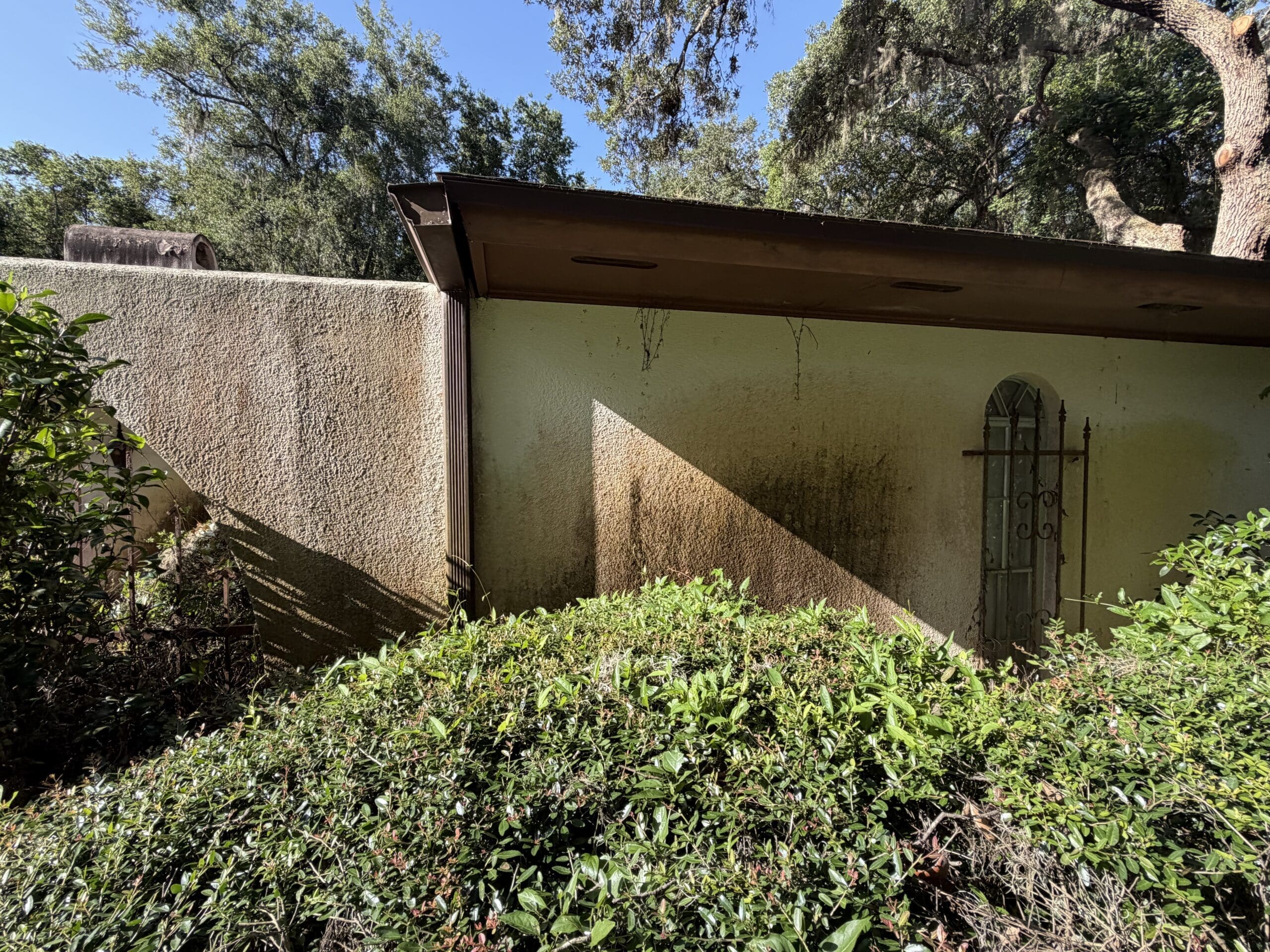 Before — Exterior wall stain removal in Orlando, FL